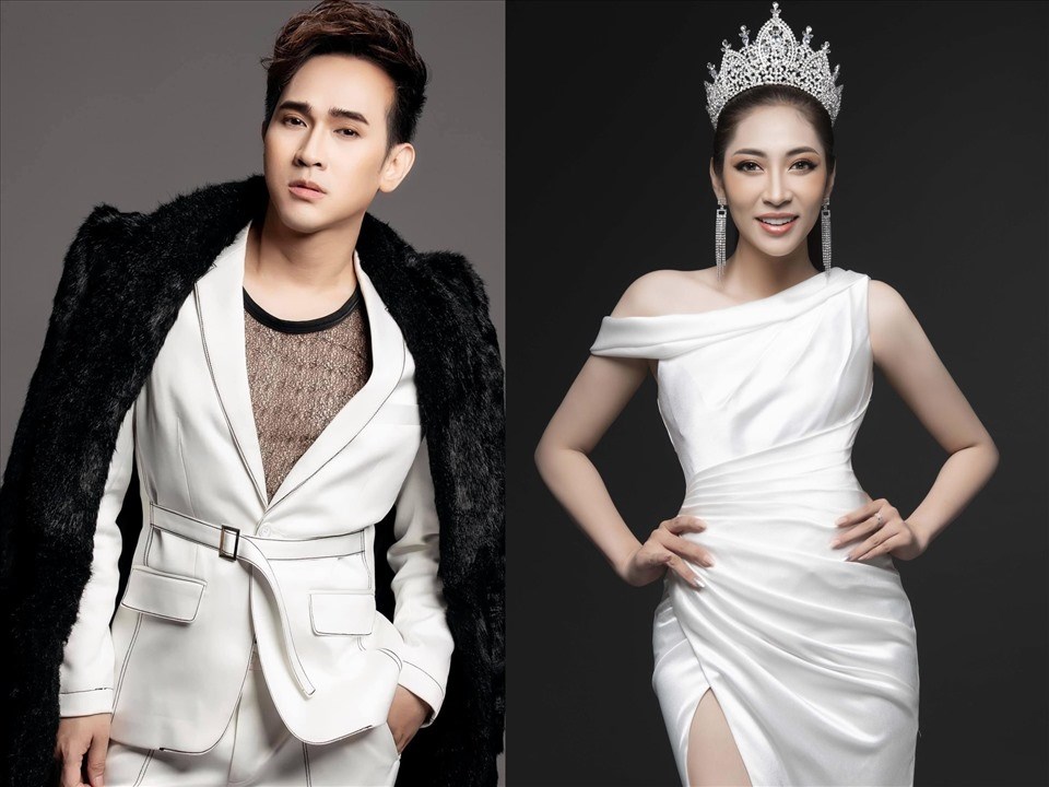 Nguyên Vũ và Hoa hậu Đặng Thu Thảo ngồi ghế nóng Vietnam Fitness Model 2021. Ảnh: NSCC. Nguyên Vũ và Hoa hậu Đặng Thu Thảo ngồi ghế nóng Vietnam Fitness Model 2021. Ảnh: NSCC.