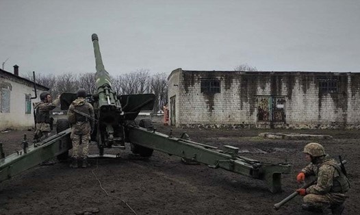Nhóm tác chiến và chiến thuật Phương Đông của quân đội Ukraina diễn tập. Ảnh: Quân đội Ukraina