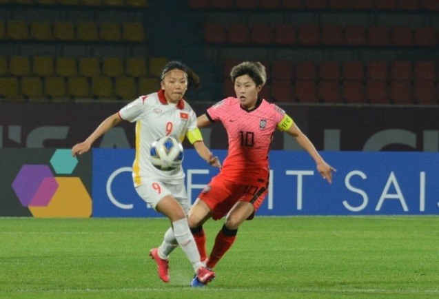 Tuyển nữ Việt Nam thua Hàn Quốc ở trận ra quân Asian Cup nữ 2022
