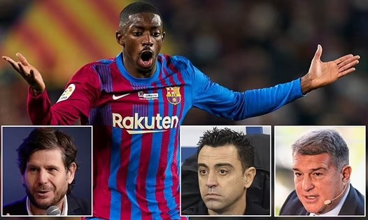 Dembele đang gây sức ép về tiền với Barcelona. Ảnh: AFP