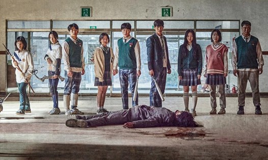 “All Of Us Are Dead” thuộc thể loại phim kinh dị Hàn Quốc được nhiều khán giả mong chờ. Ảnh: Xinhua