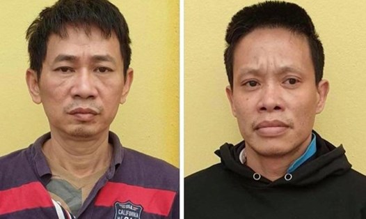 Lê Minh Sơn (47 tuổi) và Vũ Quốc Huy (43 tuổi), đột nhập vào nhà một phụ nữ ở quận Thanh Xuân, Hà Nội, khuân trộm két sắt của gia chủ bên trong có tiền, vàng. Ảnh: L.N