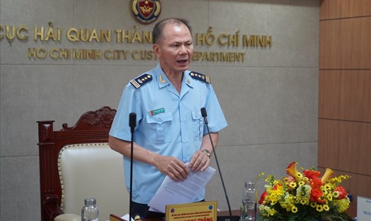Ông Đinh Ngọc Thắng - Cục trưởng Cục Hải quan TPHCM. Ảnh: Anh Tú.
