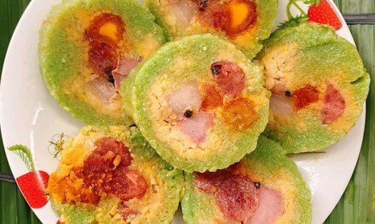Bánh tét mật cật có màu sắc và hương vị thơm ngon đặc trưng riêng biệt của đảo ngọc Phú Quốc. Ảnh: PV