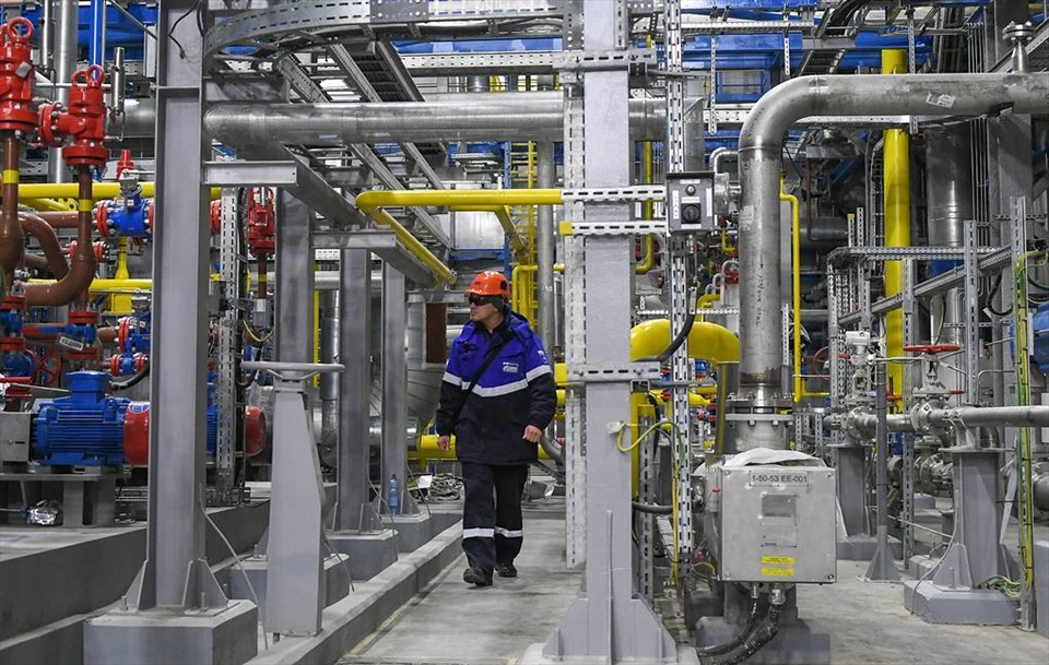 Dự trữ khí đốt ở Châu Âu đang ở mức thấp kỷ lục. Ảnh: TASS