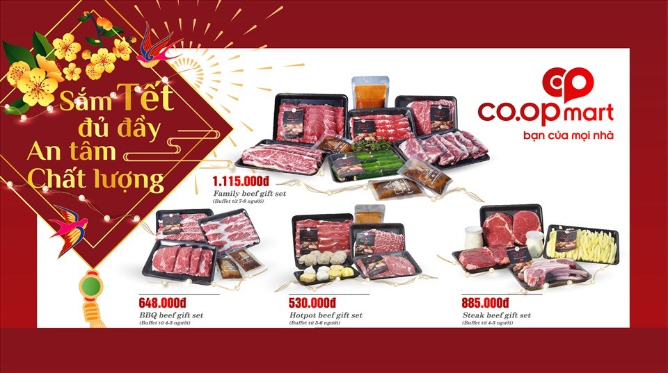 Từ ngày 27 đến 31.1.2022, Co.opMart thực hiện chương trình khuyến mãi giảm giá từ 15-30% các mặt hàng thực phẩm phục vụ ngày Tết. Từ ngày 27 đến 31.1.2022, Co.opMart thực hiện chương trình khuyến mãi giảm giá từ 15-30% các mặt hàng thực phẩm phục vụ ngày Tết.