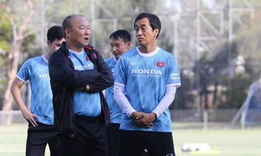 Huấn luyện viên Park Hang-seo sẽ cố gắng giúp tuyển Việt Nam có điểm tại vòng loại 3 World Cup 2022. Ảnh: VFF