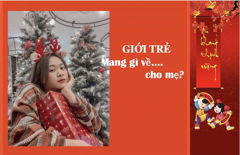 Nhiều bạn trẻ ấp ủ mang những món quà đặc biệt về cho bố mẹ nhân dịp Tết Nguyên đán. Ảnh: NV