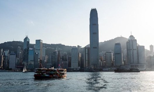 Cảng Victoria ở Hong Kong. Ảnh: AFP
