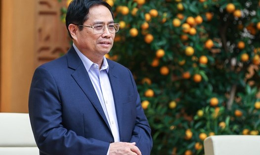 Thủ tướng Phạm Minh Chính kết luận cuộc họp. Ảnh: VGP/Nhật Bắc