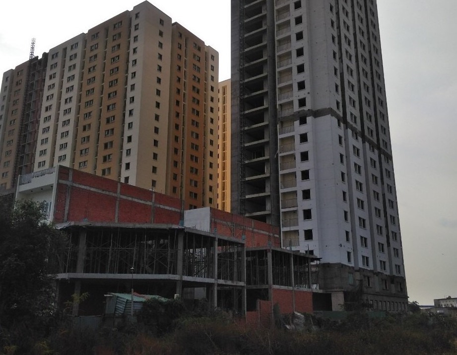 Dự án nhà ở xã hội Vĩnh lộc Dgold vẫn chưa thể bàn giao sau nhiều lần hứa hẹn. Ảnh: B. Chương