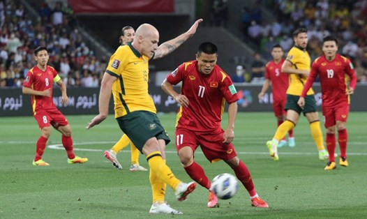 Tuyển Việt Nam thua Australia 0-4. Ảnh: VFF