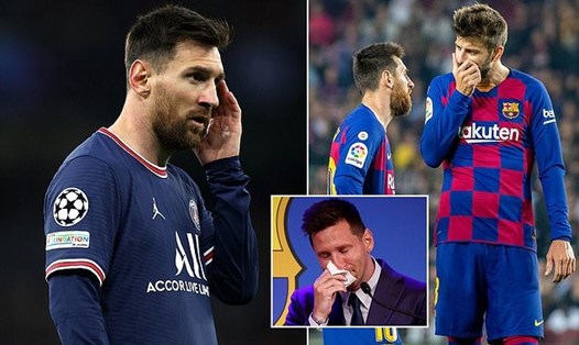 Pique đã không hết lòng vì Messi? Ảnh: Barca TV/AFP