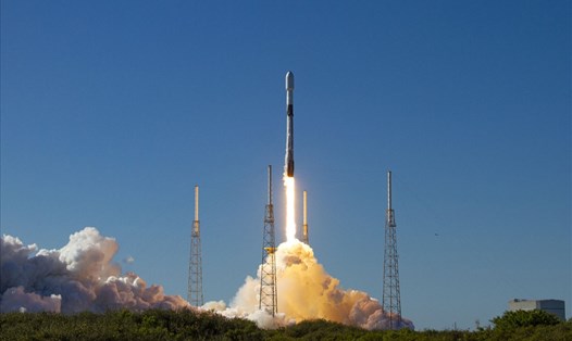Một tên lửa SpaceX ở bãi phóng. Ảnh minh họa. Ảnh: SpaceX