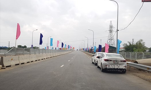 Dự án thành phần cao tốc Bắc - Nam, đoạn Cao Bồ - Mai Sơn có tổng chiều dài 15,2km nối từ Nam Định - Ninh Bình được thông xe từ 13h ngày 28.1. Ảnh: NT