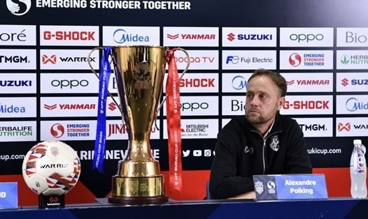 Huấn luyện viên Polking giúp tuyển Thái Lan vô địch AFF Cup 2020. Ảnh: AFP