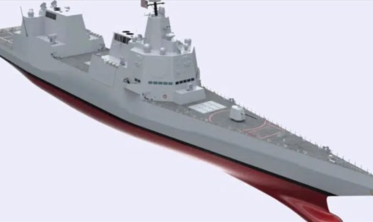 Thiết kế tàu khu trục DDG (X) thế hệ tiếp theo. Ảnh: Hải quân Mỹ