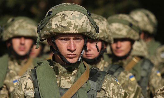 Lính thuỷ đánh bộ Ukraina. Ảnh: AFP/Getty