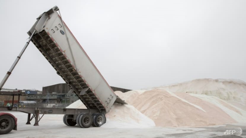 Hàng nghìn chuyến bay tại khu vực bờ đông nước Mỹ đã bị hủy vì thời tiết xấu và tuyết rơi nhiều. Ảnh: AFP