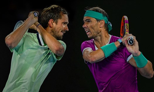 Chung kết Australian Open 2022 là lần thứ năm Daniil Medvedev và Rafael Nadal đối đầu. Ảnh: Tennis