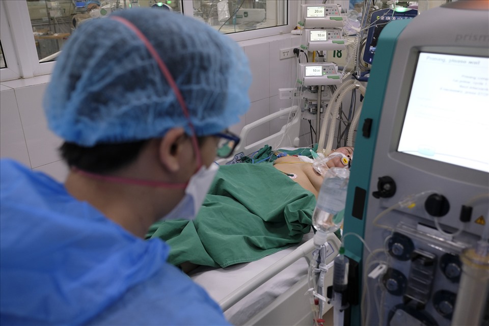 Hà Nội hiện có 68.145 trường hợp F0 đang được điều trị và cách ly. Ảnh: Phạm Đông