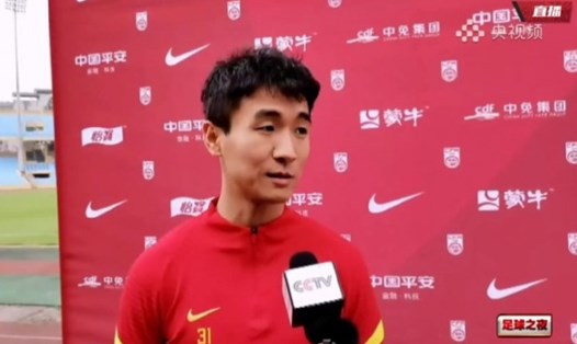 Wei Shihao tự tin cùng tuyển Trung Quốc thắng tuyển Việt Nam tại sân Mỹ Đình. Ảnh: Sina
