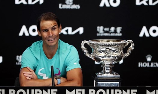 Rafael Nadal vẫn vậy, mỗi trận đấu, mỗi chiến tích đều đem đến những cảm xúc rất riêng. Ảnh: AO