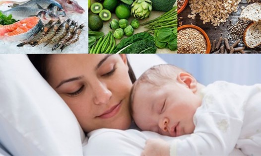 Chế độ ăn dinh dưỡng cho những người mẹ vừa trải qua kỳ sinh nở.