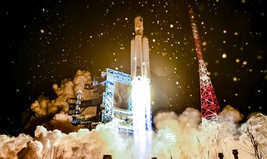 Vụ phóng tên lửa Angara A5 tháng 12.2020. Ảnh: Roscosmos
