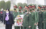 Truy điệu và an táng 6 liệt sĩ quân tình nguyện Việt Nam hy sinh tại Lào