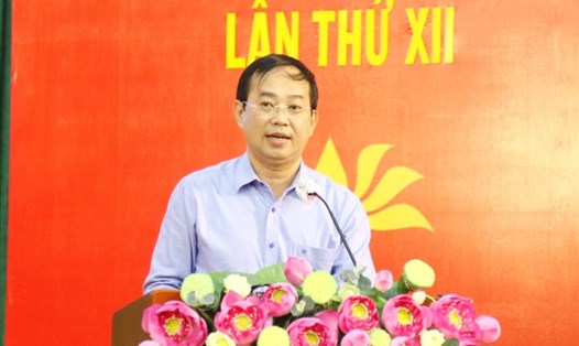 Chủ tịch UBND huyện Bình Chánh Đào Gia Vượng.  Ảnh: Văn Minh