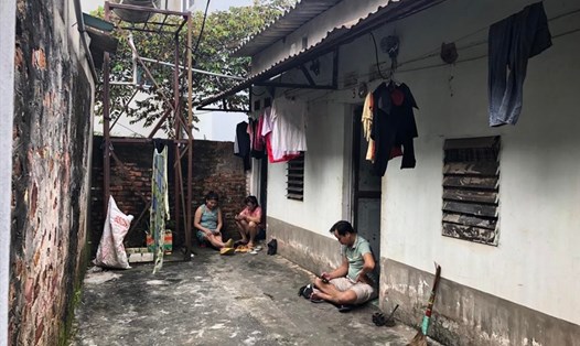 Khu nhà trọ công nhân tại xã Ngọc Hoà, huyện Chương Mỹ, Hà Nội. 
Ảnh: Bảo Hân