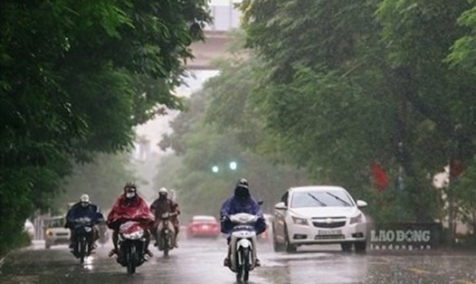 Trong 10 ngày tới có nhiều ngày Hà Nội mưa nhỏ vào sáng sớm và đêm.