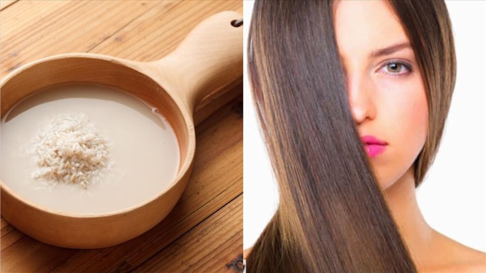 Ủ tóc với nước gạo và vitamin B1 sẽ giúp tóc khỏe mạnh, mềm mượt và kích thích tóc con mọc lên nhanh hơn