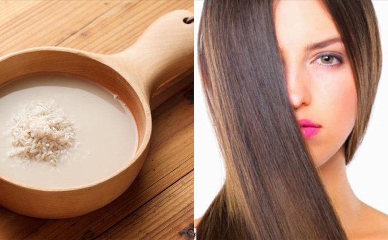 Ủ tóc với nước gạo và vitamin B1 sẽ giúp tóc khỏe mạnh, mềm mượt và kích thích tóc con mọc lên nhanh hơn