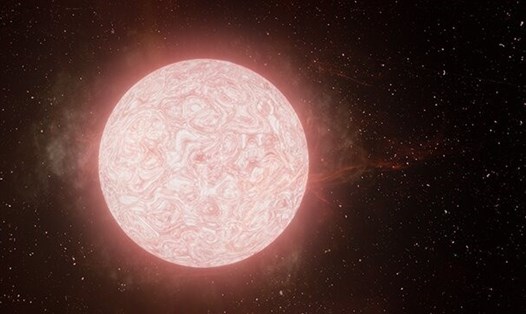 Siêu sao khổng lồ đỏ trong năm cuối cùng của cuộc đời. Ảnh: Đài quan sát Keck