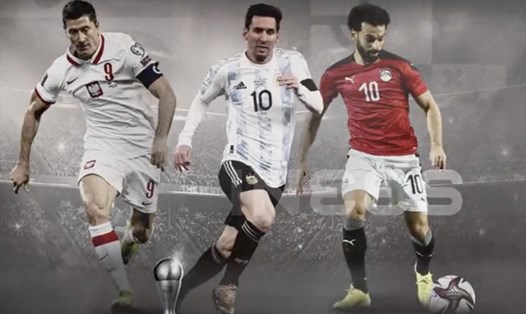 Ngoài Robert Lewandowski và Lionel Messi, Mohamed Salah sẽ đua tranh giành giải The Best của FIFA. Ảnh: FIFA