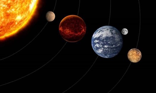 Trước khi Trái đất tồn tại, rất có thể mặt trời từng có những vành đai bao quanh như Sao Thổ. Ảnh: AFP