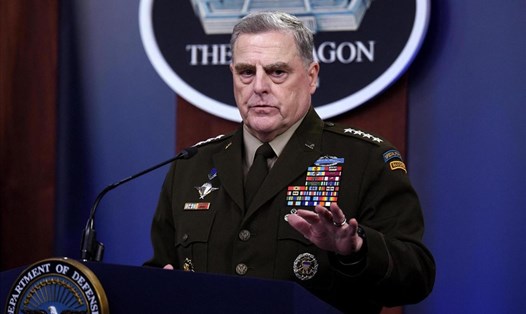 Tướng Mark Milley, Chủ tịch Hội đồng Tham mưu trưởng Liên quân Mỹ, là một trong 51 người bị Iran trừng phạt. Ảnh: AFP