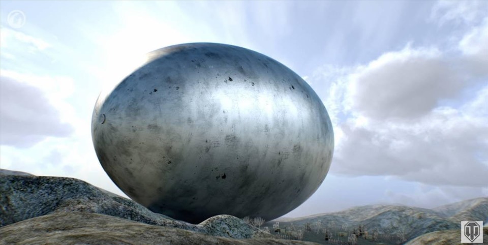 Mô hình xe tăng hình quả dưa khổng lồ kỳ lạ của Liên Xô được dựng trên máy tính. Ảnh: World of Tank