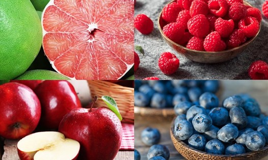 Sử dụng các loại trái cây ít đường sẽ giúp hỗ trợ tốt cho quá trình giảm cân (Ảnh ghép: Thanh Hoa)