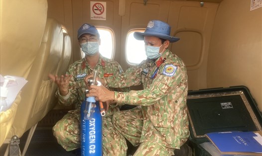 Bệnh viện Dã chiến cấp 2 số 3 Việt Nam đã cấp cứu, vận chuyển thành công ca COVID-19 nặng ở Nam Sudan. Ảnh: BVDC 2.3