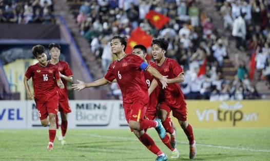 U17 Việt Nam nằm ở nhóm hạt giống 3 tại vòng chung kết giải U17 Châu Á 2023. Ảnh: VFF