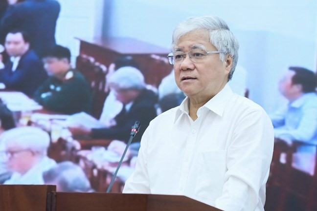 Chủ tịch Ủy ban Trung ương MTTQ Việt Nam Đỗ Văn Chiến.