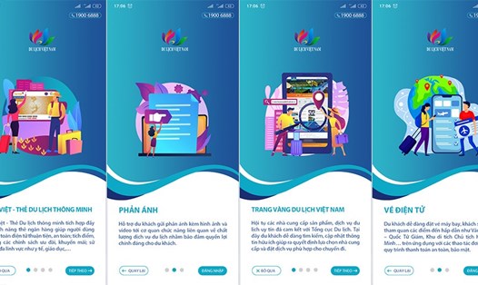 Ứng dụng "Du lịch Việt Nam - Vietnam Travel" nhận được nhiều phản hồi tốt từ du khách sau 2 năm triển khai. Ảnh: TCDL