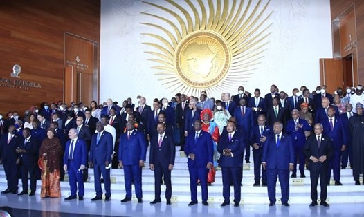 Phiên họp thứ 35 của Hội nghị thượng đỉnh Liên minh Châu Phi tại Ethiopia, ngày 5.2.2022. Ảnh: Getty