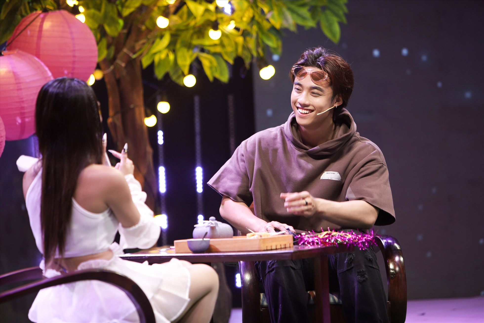 Cặp đôi tại "Tỏ tình hoàn mỹ". Ảnh: NSX.