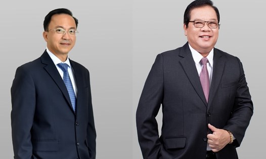 Từ trái sang phải: Ông Diệp Bảo Châu – Phó Tổng Giám đốc SCB và ông Lưu Quốc Thắng – Trưởng Ban kiểm soát Ngân hàng SCB.