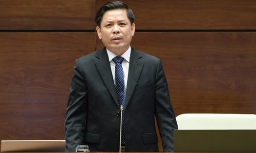 Bộ trưởng GTVT Nguyễn Văn Thể. Ảnh: QH