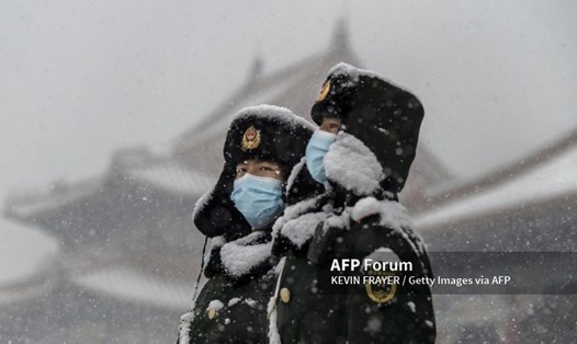 Mùa đông ở Trung Quốc được dự báo sẽ đến sớm và lạnh hơn do ảnh hưởng của hiện tượng La Nina. Ảnh: AFP
